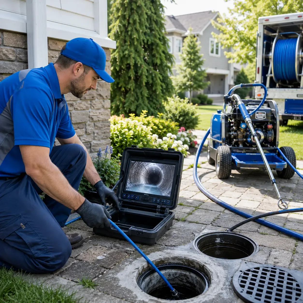 Outdoor drain cleaning professionals serving Alba, MI