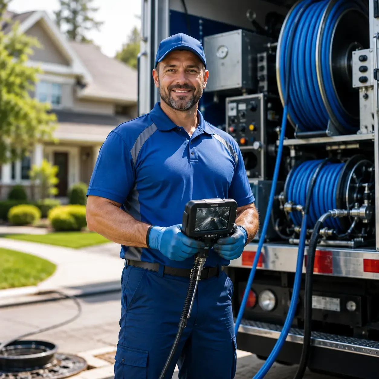 Local outdoor drain cleaning specialists in Alba, MI